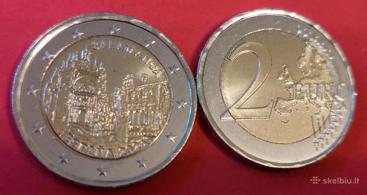 Progines 2€ monetos Ispanijos Unc - nuotraukos Nr. 2