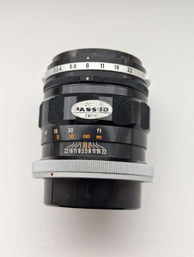 Canon Fl objektyvas 100mm f.3.5 - nuotraukos Nr. 2