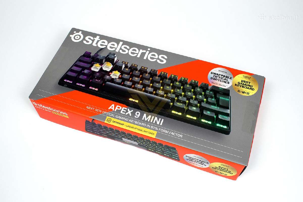 Nauja Steelseries Apex 9 Mini - nuotraukos Nr. 2