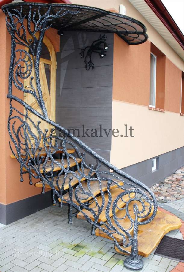 Kalviški Balkono Turėklai,šašlykinės,tvoros,vartai - nuotraukos Nr. 12