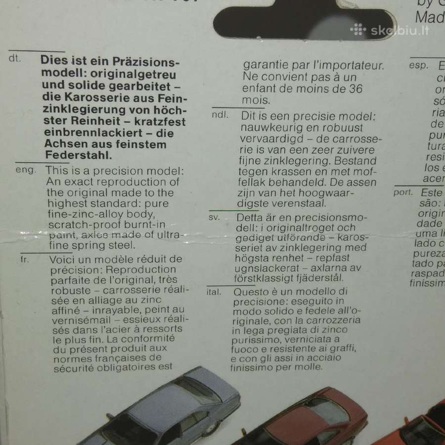 Autentiškas kolekcinis Bmw modeliukas. - nuotraukos Nr. 2
