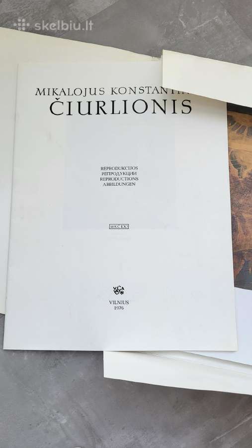 M.k. Čiurlionio reprodukcijos - nuotraukos Nr. 2