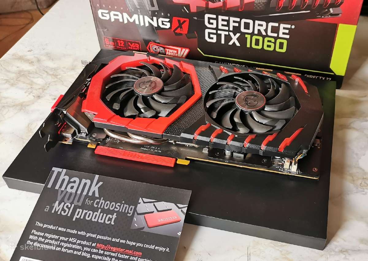 Nvidia Msi Geforce Gtx Gamingx 1060 6 GB