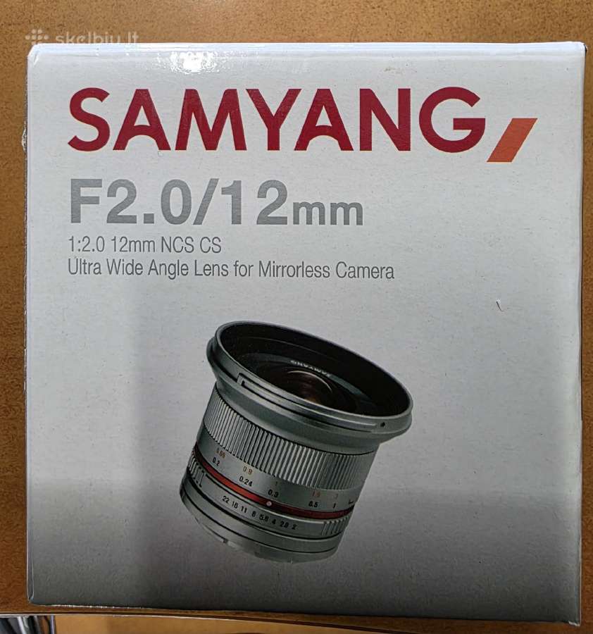 Samyang F2.0/12mm