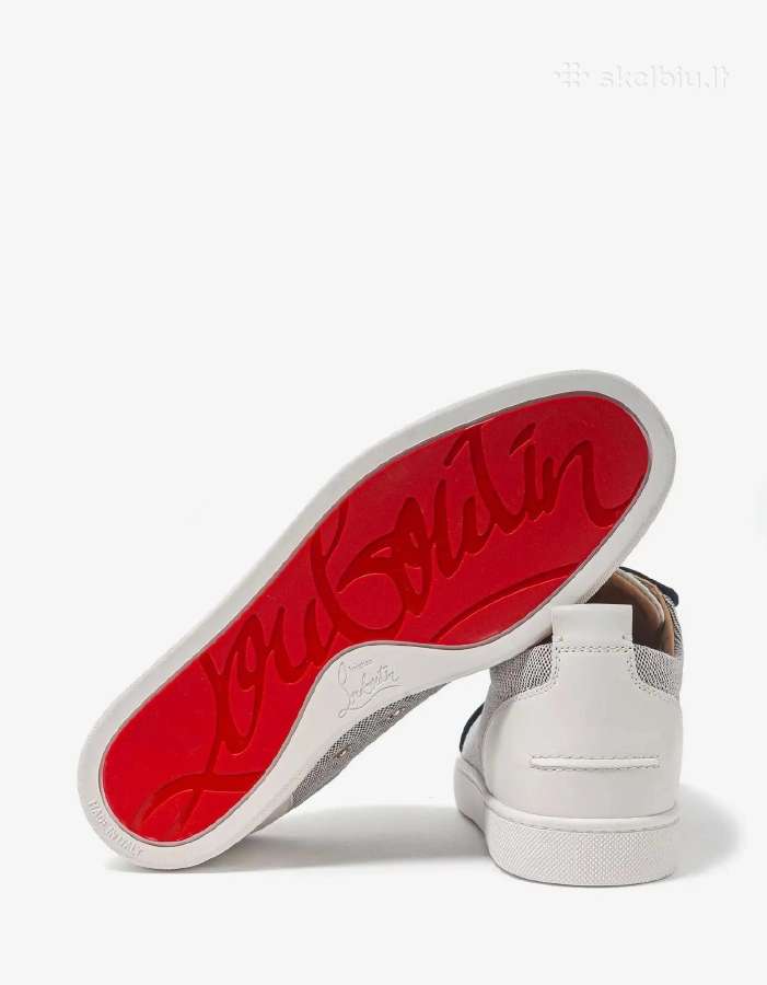 Christian Louboutin Rantulow Flat Navy Blue & Whit - nuotraukos Nr. 2
