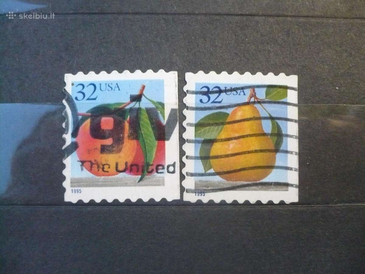 1995 vaisiai – persikas ir kriaušė
