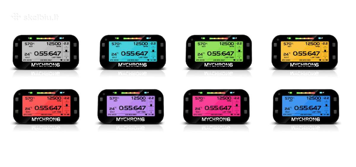 Aim Mychron 6 laptimer kartingo displėjus - nuotraukos Nr. 5