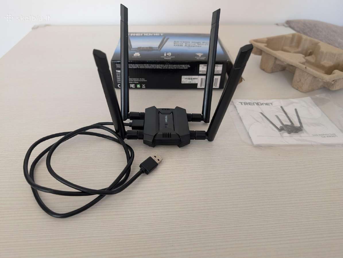 Trendnet Tew-809ub Ac1900 Wireless Usb Adapter - nuotraukos Nr. 2