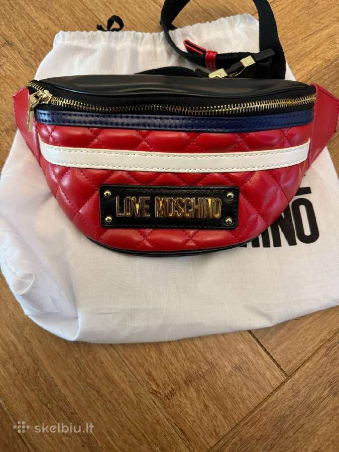 Love Moschino Three colour quilted belt bag Color