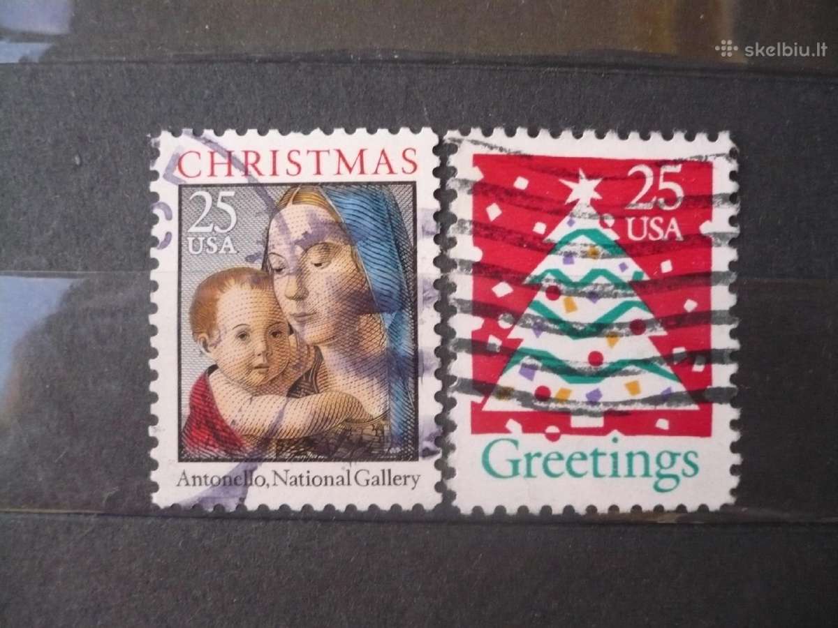 1990 metų Kalėdų pašto ženklai