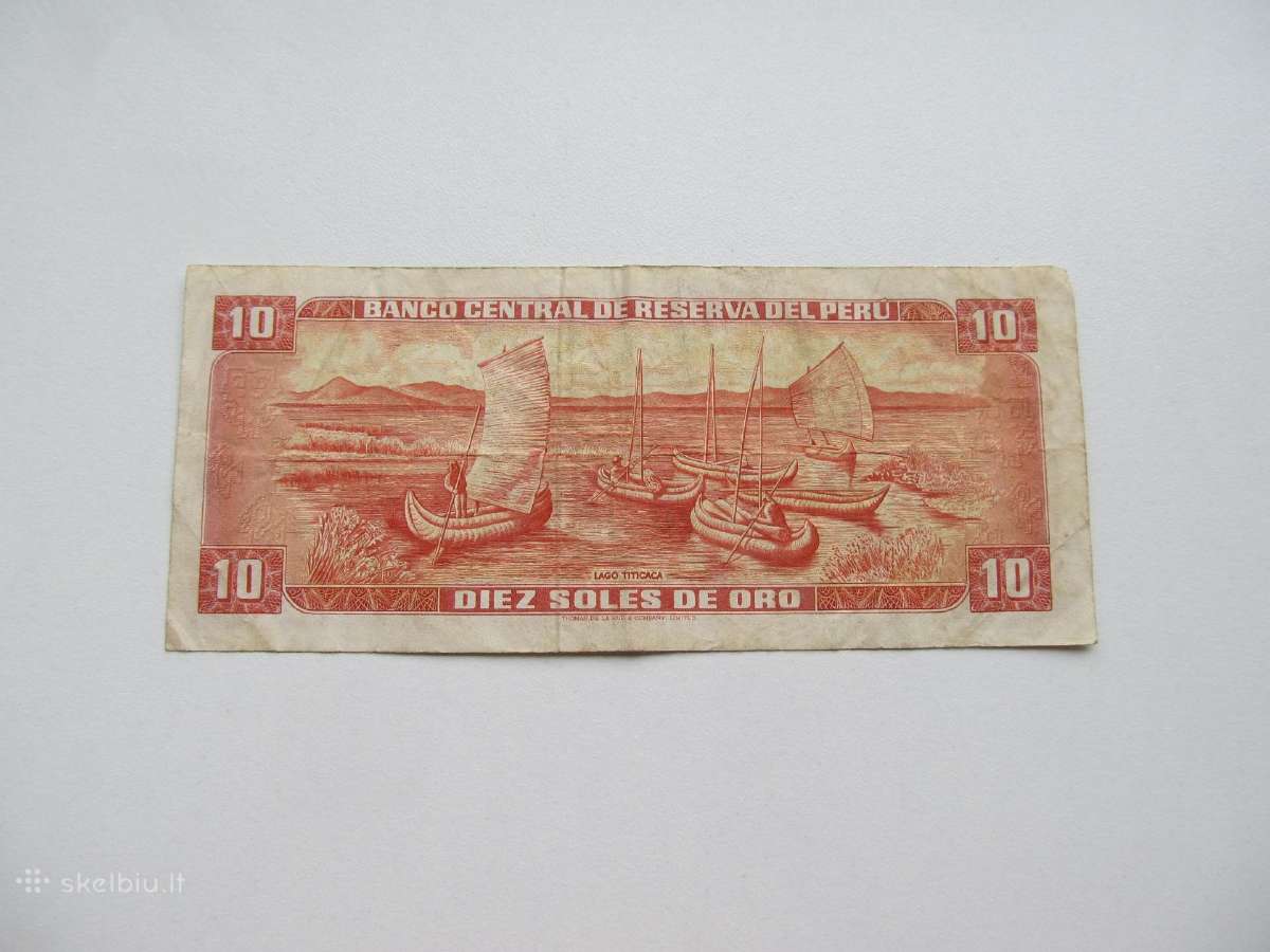 10 soliu oro , Peru , 1971 - nuotraukos Nr. 2