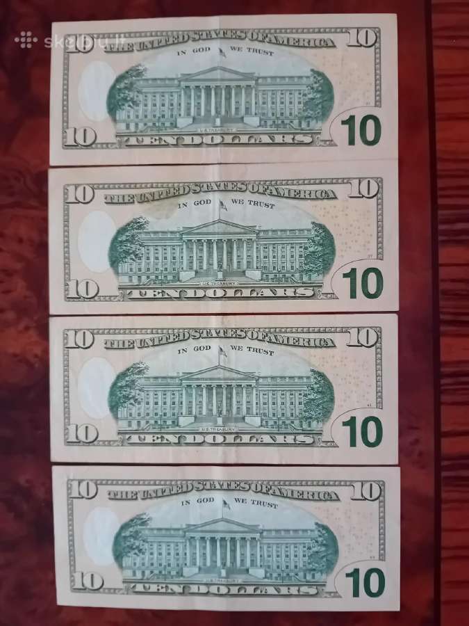 10 JAV dolerių, 2004 m, 4 vnt - nuotraukos Nr. 2