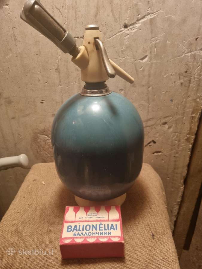 Sifonas vintažinis (su dokumentais!)