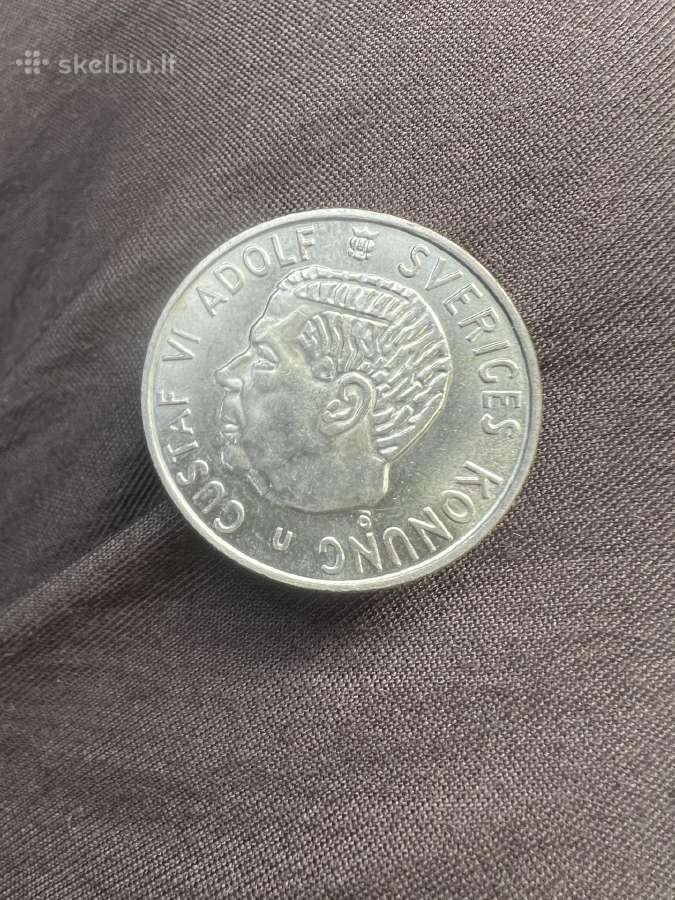 Švedija 2 Kronos 1963 unc ,sidabras - nuotraukos Nr. 2