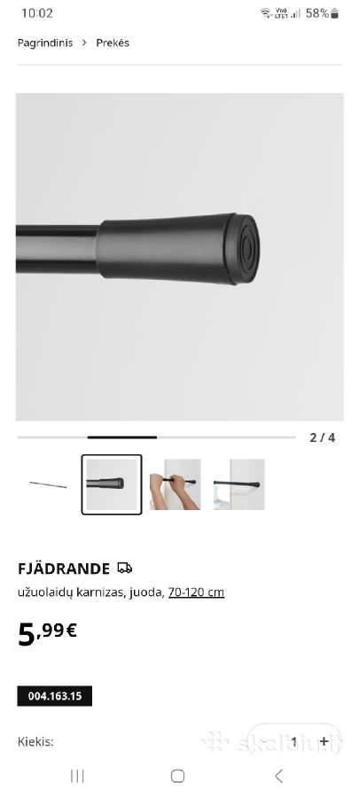Užuolaidų karnizai