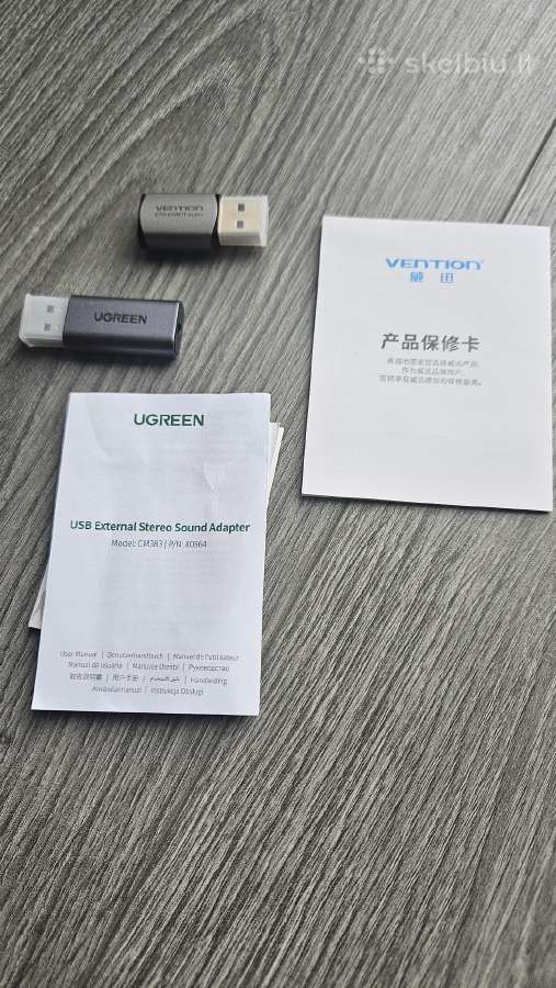 Usb garso kortos, po 10€