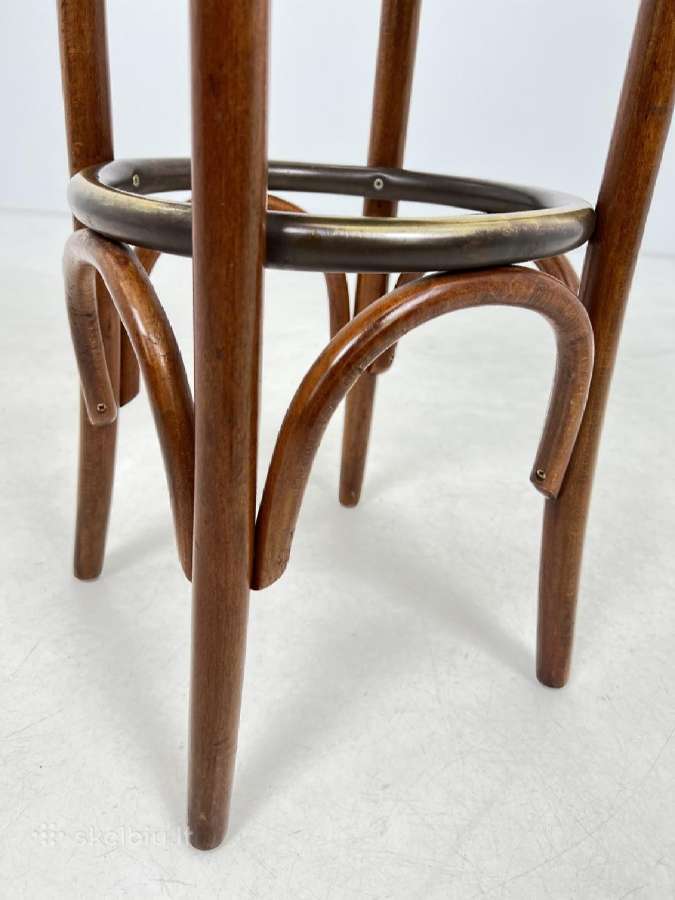 Thonet stiliaus baro kėdė 3 vnt. - nuotraukos Nr. 6