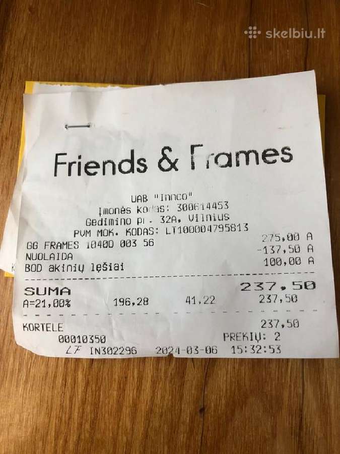 Akiniai Gucci, unisex pirkti Friends&frames - nuotraukos Nr. 2