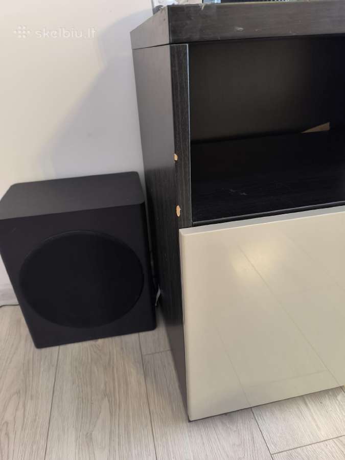 Ikea "Besta" TV staliukas ir pakabinamos lentynos - nuotraukos Nr. 5