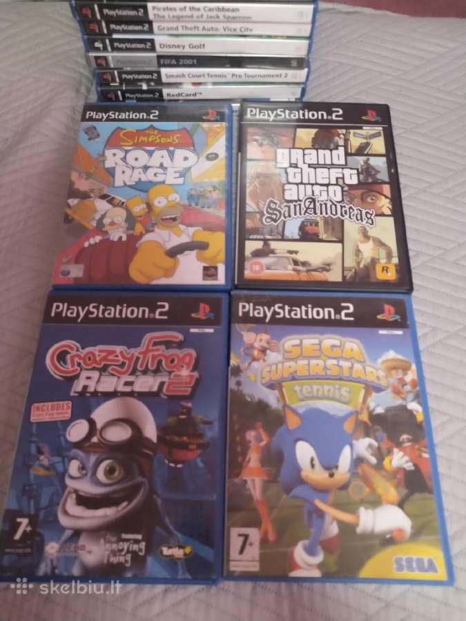 Playstation 2 žaidimai 12.12 Panevezyje, siuntimas