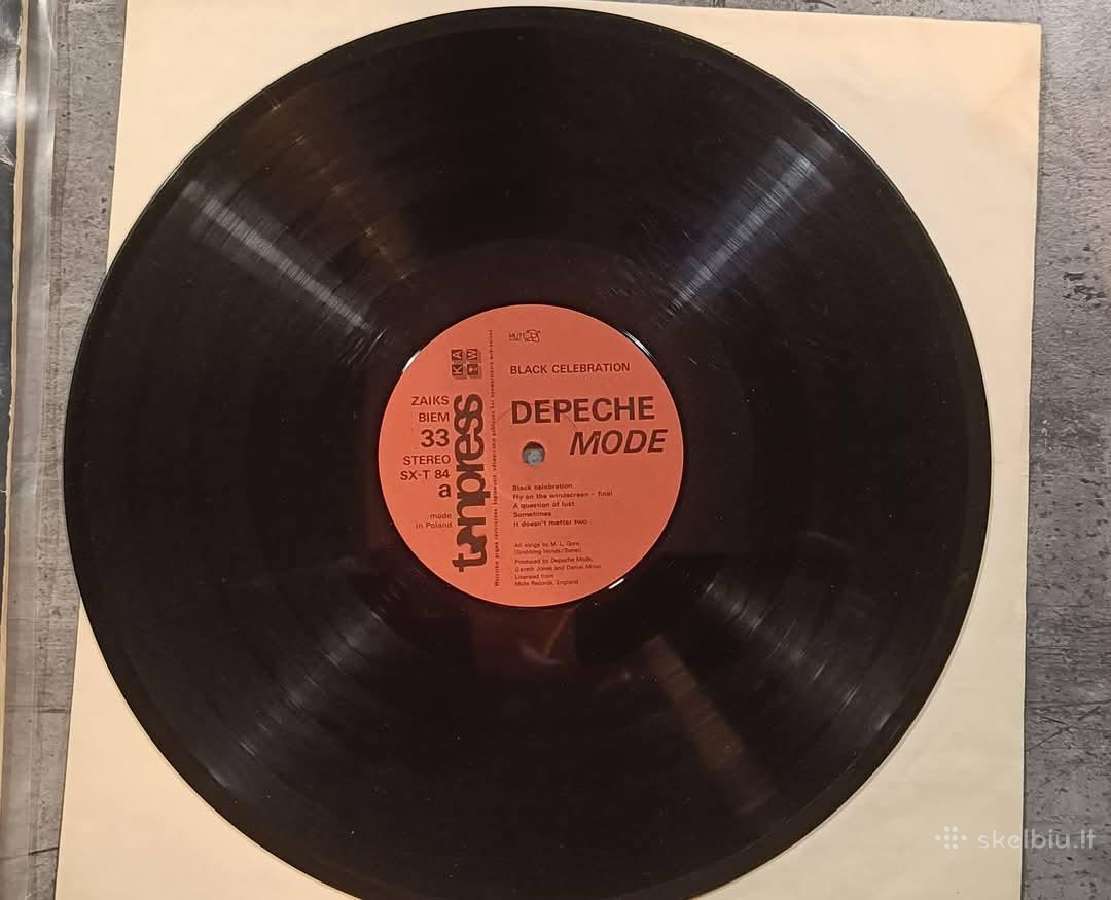 Depeche Mode - Black Celebration 1987 Poland - nuotraukos Nr. 2
