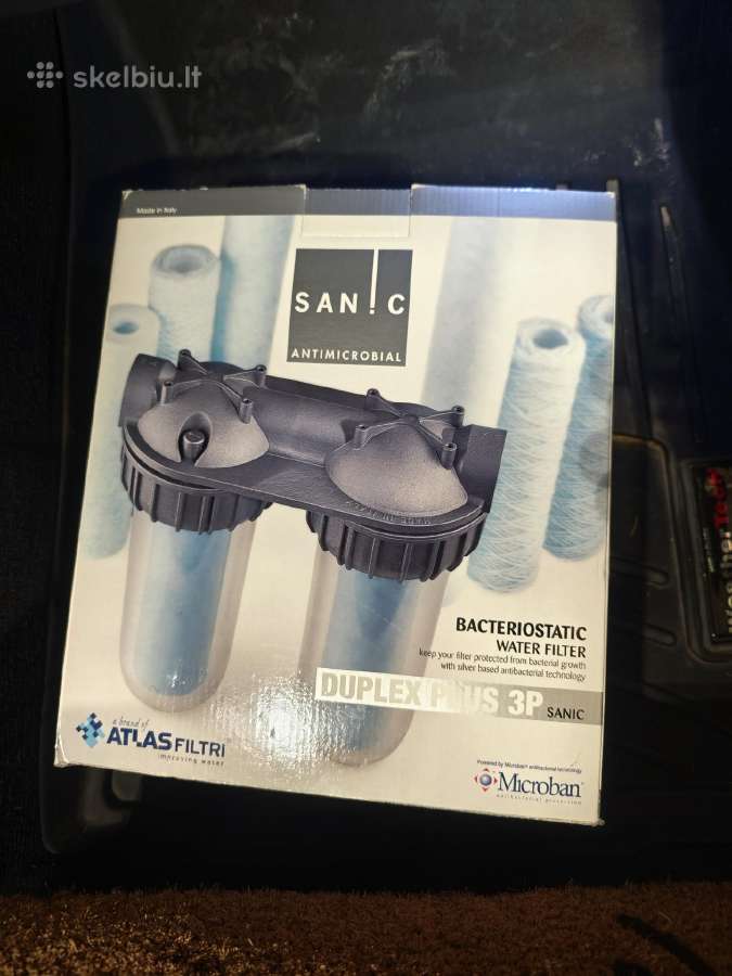 Antibakterinis Atlas filtrų korpusas Sanic Duplex