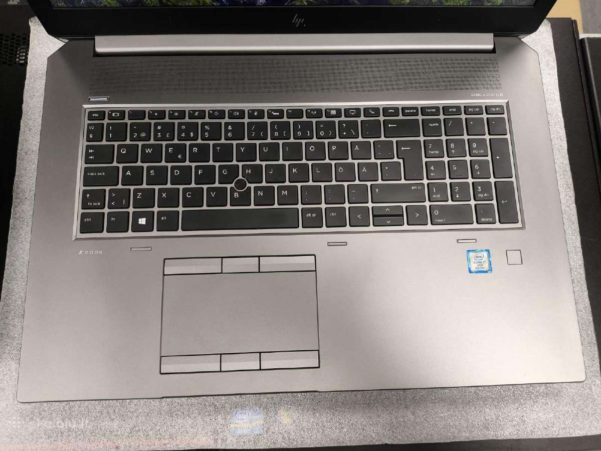 Zbook 17.3 Fhd Ips i7-9850h 32/512 Rtx 5000 16gb - nuotraukos Nr. 2