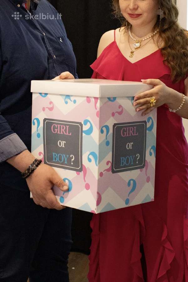 Dekoracijos baby shower gender party