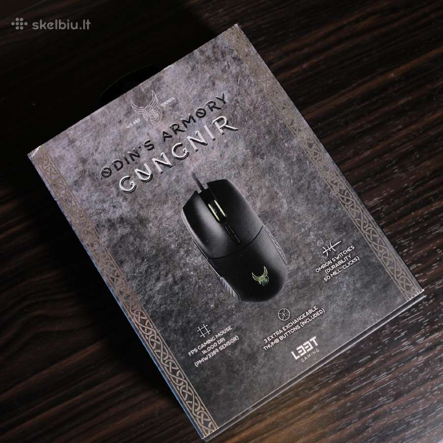 Žaidimų Pelė L33t Gaming Gungnir