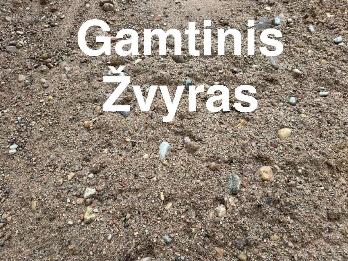 1-12kubu Žvyras Smėlis Skalda Atsijos Žvirgždas - nuotraukos Nr. 13