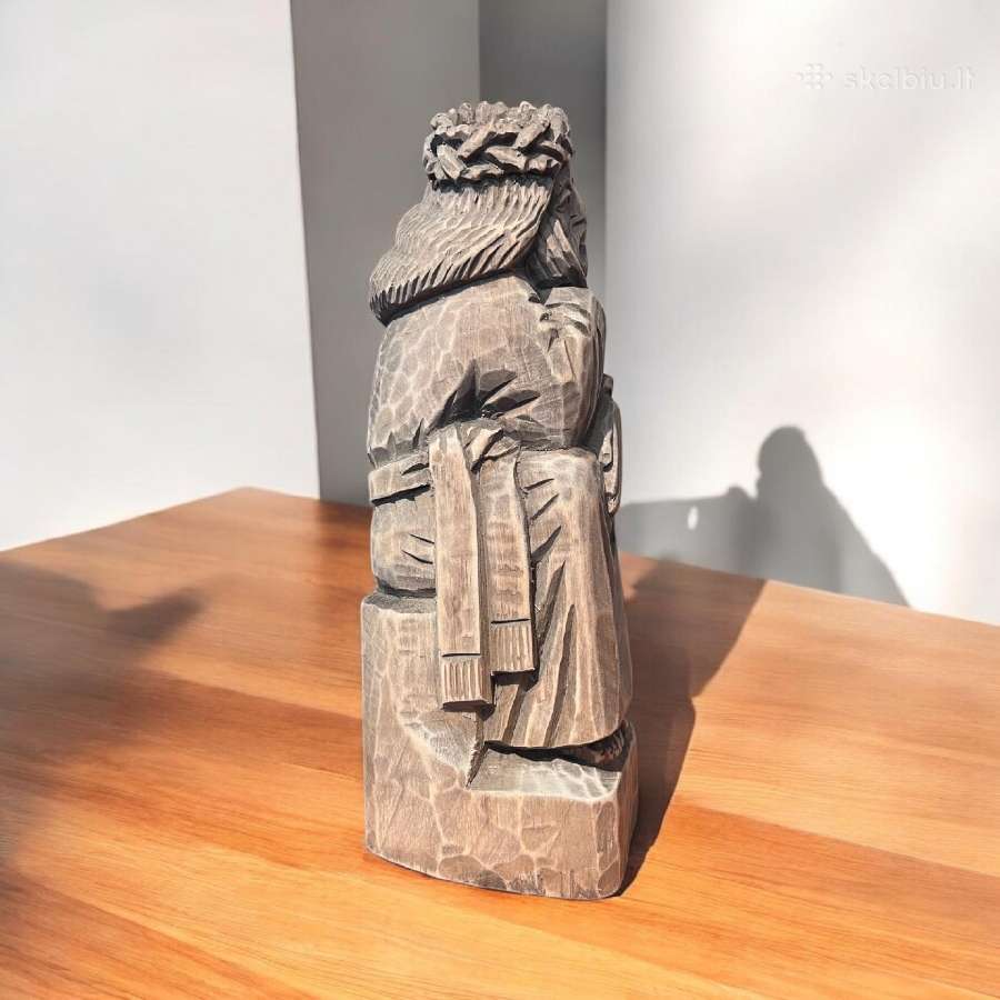 Antikvarinio stiliaus medinis Rūpintojėlis - nuotraukos Nr. 7