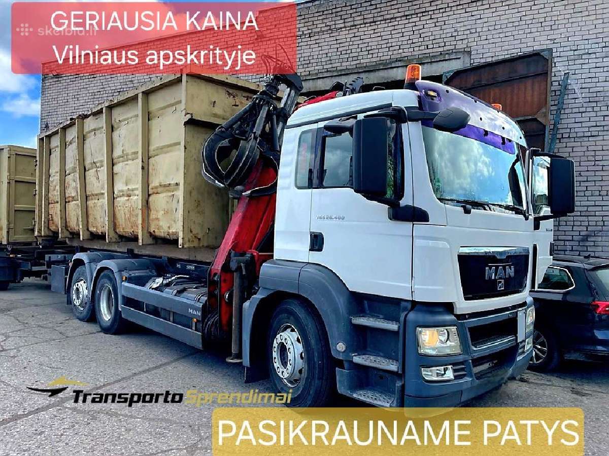 Konteineriai medienos atliekoms 10-40 m3 Hak