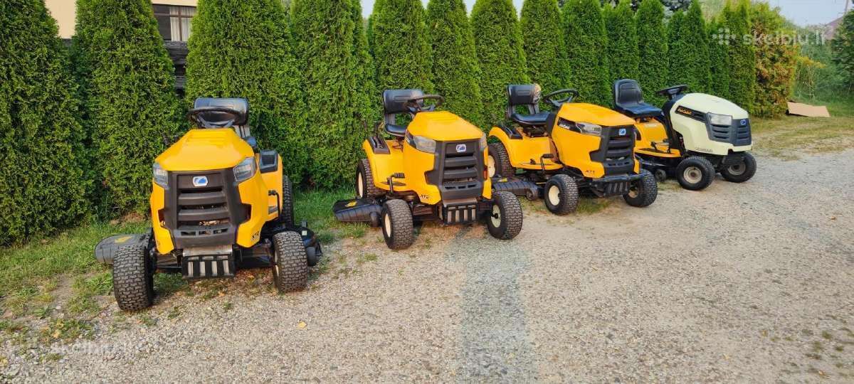 Cub cadet didelis pasirinkimas