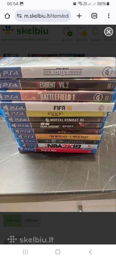 Ps4 žaidimai - nuotraukos Nr. 2