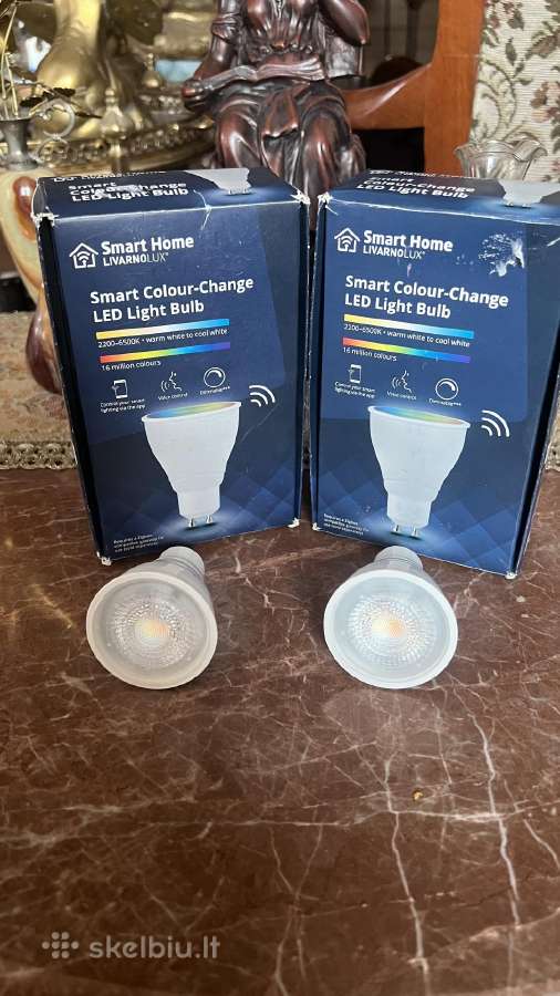 Zigbee spalvotos Gu10 lemputės