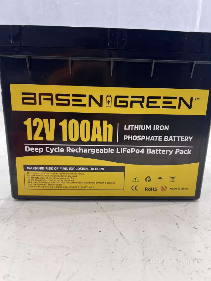 12v lifepo4 100ah akumuliatorius baterija 250e - nuotraukos Nr. 2