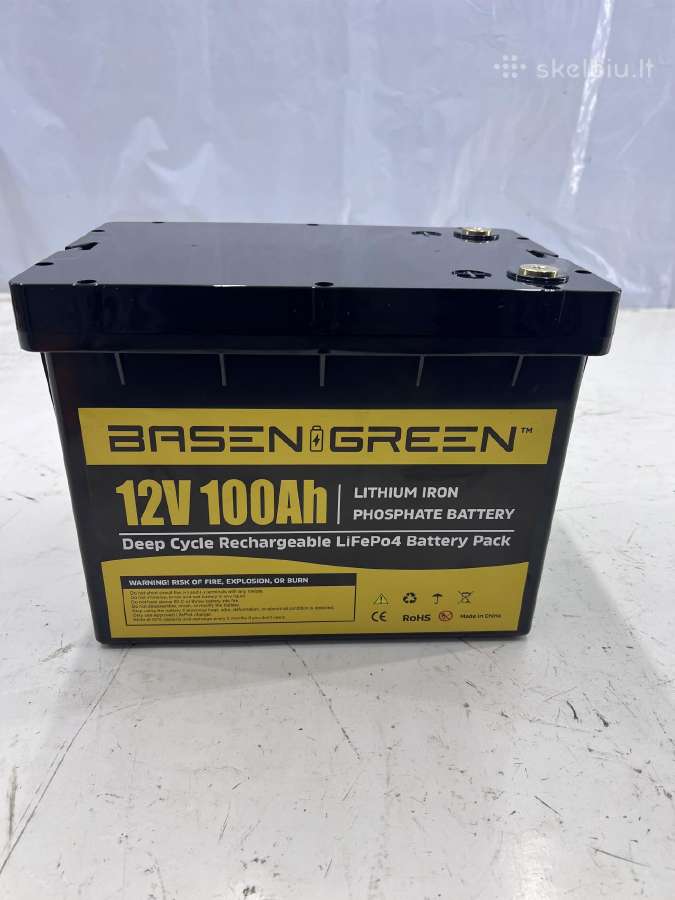 12v lifepo4 100ah akumuliatorius baterija 250e - nuotraukos Nr. 4