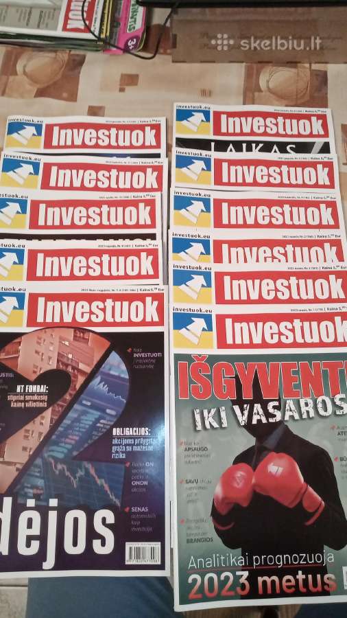 Investuok , žurnalas 2023 m rinkinys