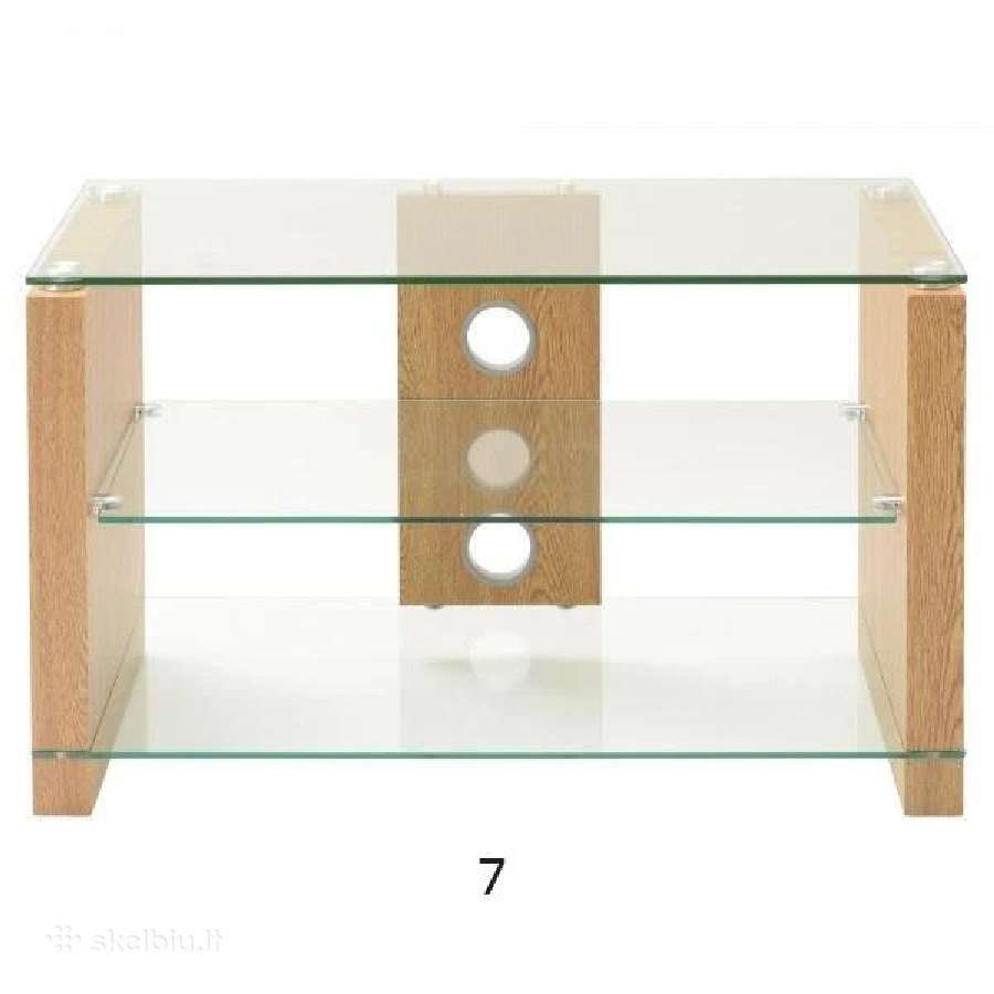 Išparduodame Stiklinis TV televizoriaus staliukas - nuotraukos Nr. 7