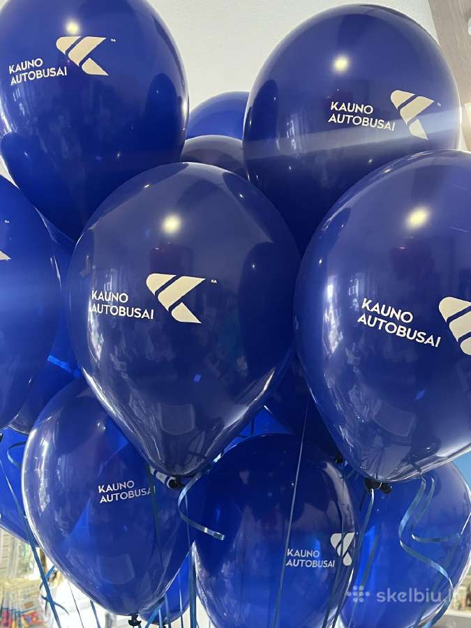 Reklaminiai balionai,spauda ant balionų, helis