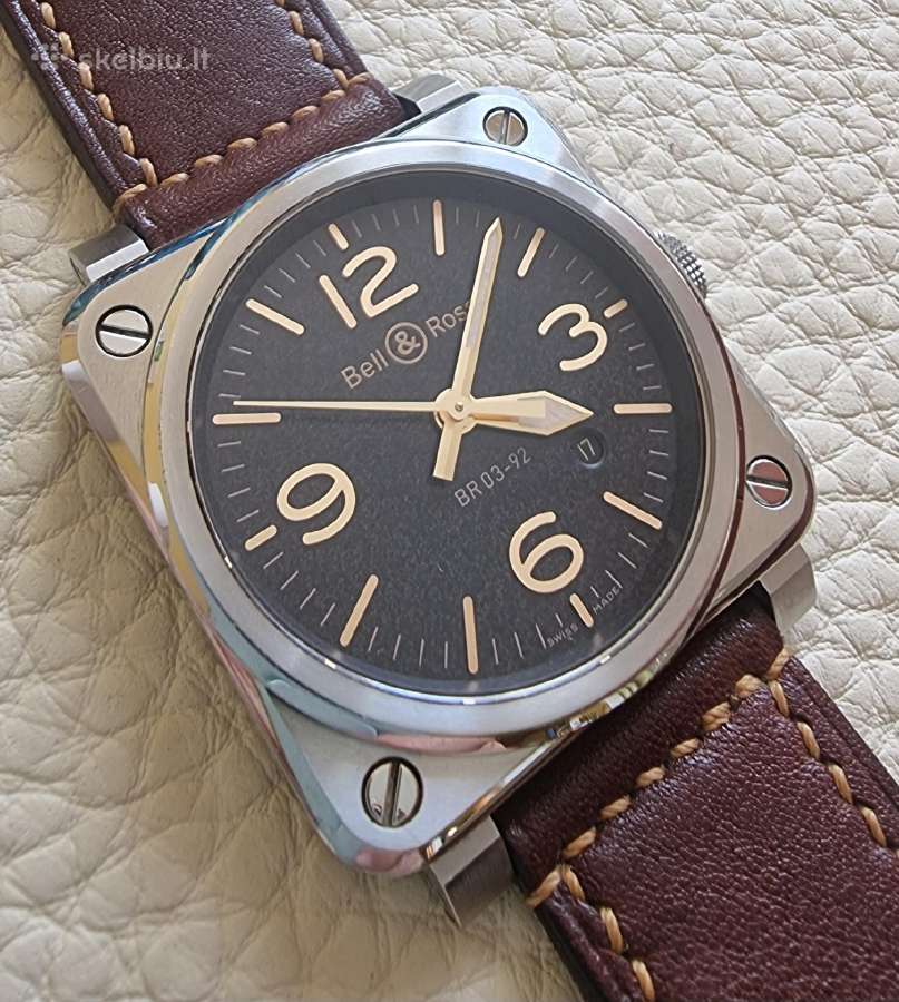 Bell&ross Br03-92 Golden Heritageir Br126-94-sc - nuotraukos Nr. 3