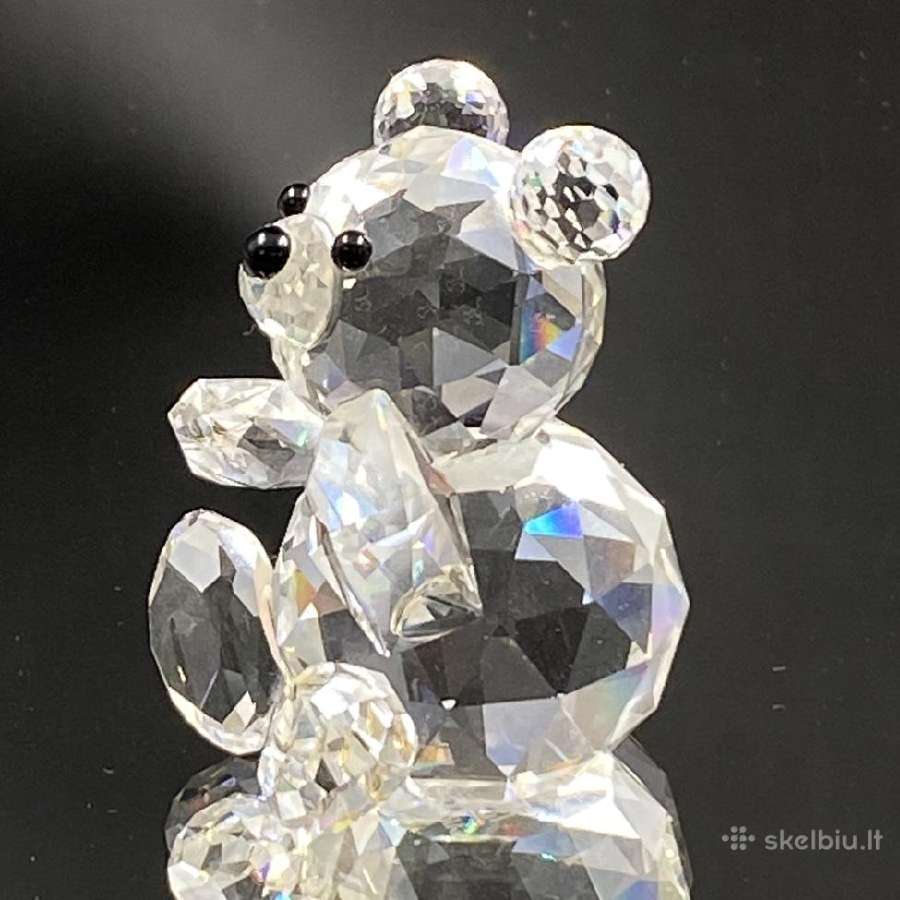 Skulptūra ''Swarovski Silver Crystal'' Meškinas - nuotraukos Nr. 2