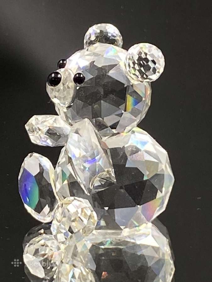 Skulptūra ''Swarovski Silver Crystal'' Meškinas - nuotraukos Nr. 3