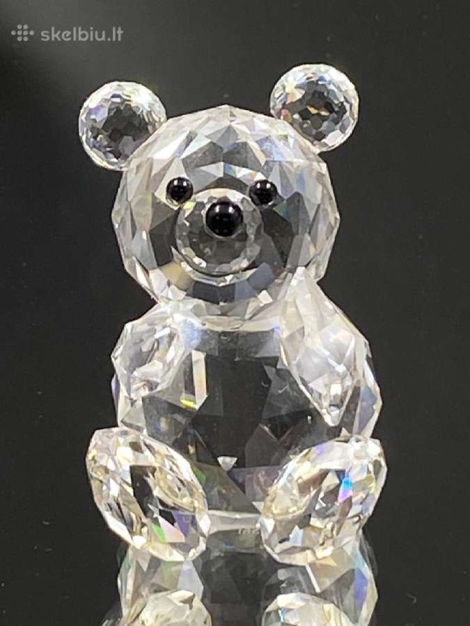 Skulptūra ''Swarovski Silver Crystal'' Meškinas - nuotraukos Nr. 4