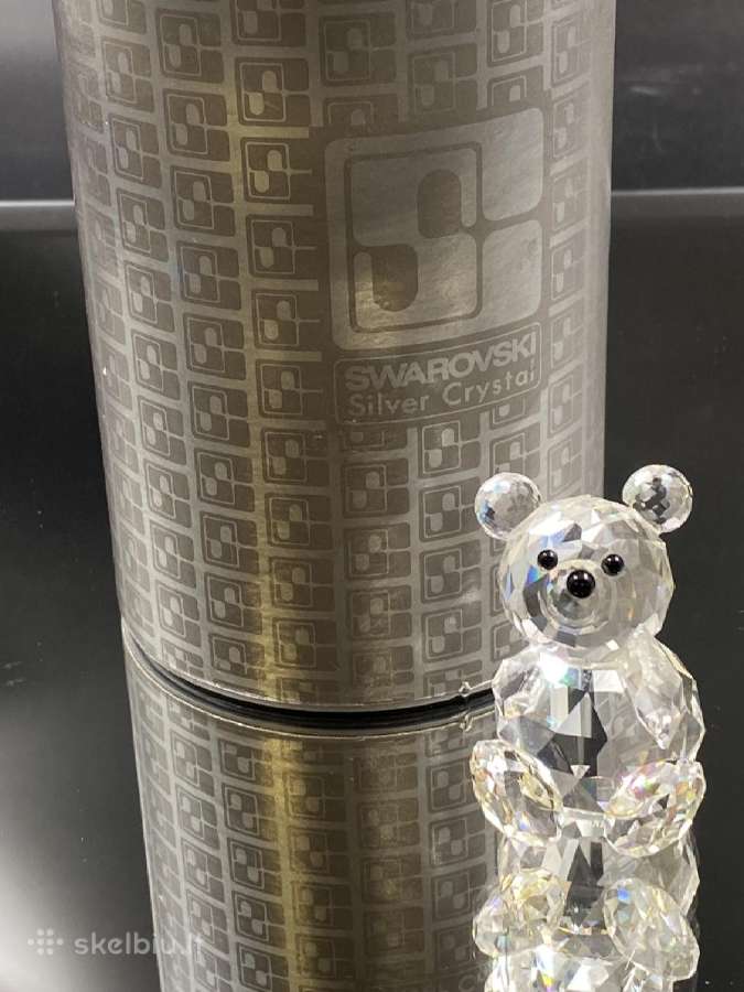 Skulptūra ''Swarovski Silver Crystal'' Meškinas - nuotraukos Nr. 6