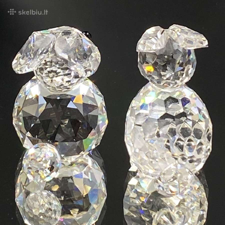 Skulptūra ''Swarovski Silver Crystal'' Triušis - nuotraukos Nr. 6