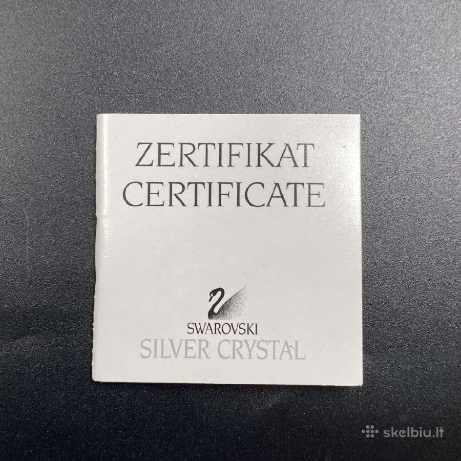 Skulptūra ''Swarovski Silver Crystal'' Triušis - nuotraukos Nr. 7