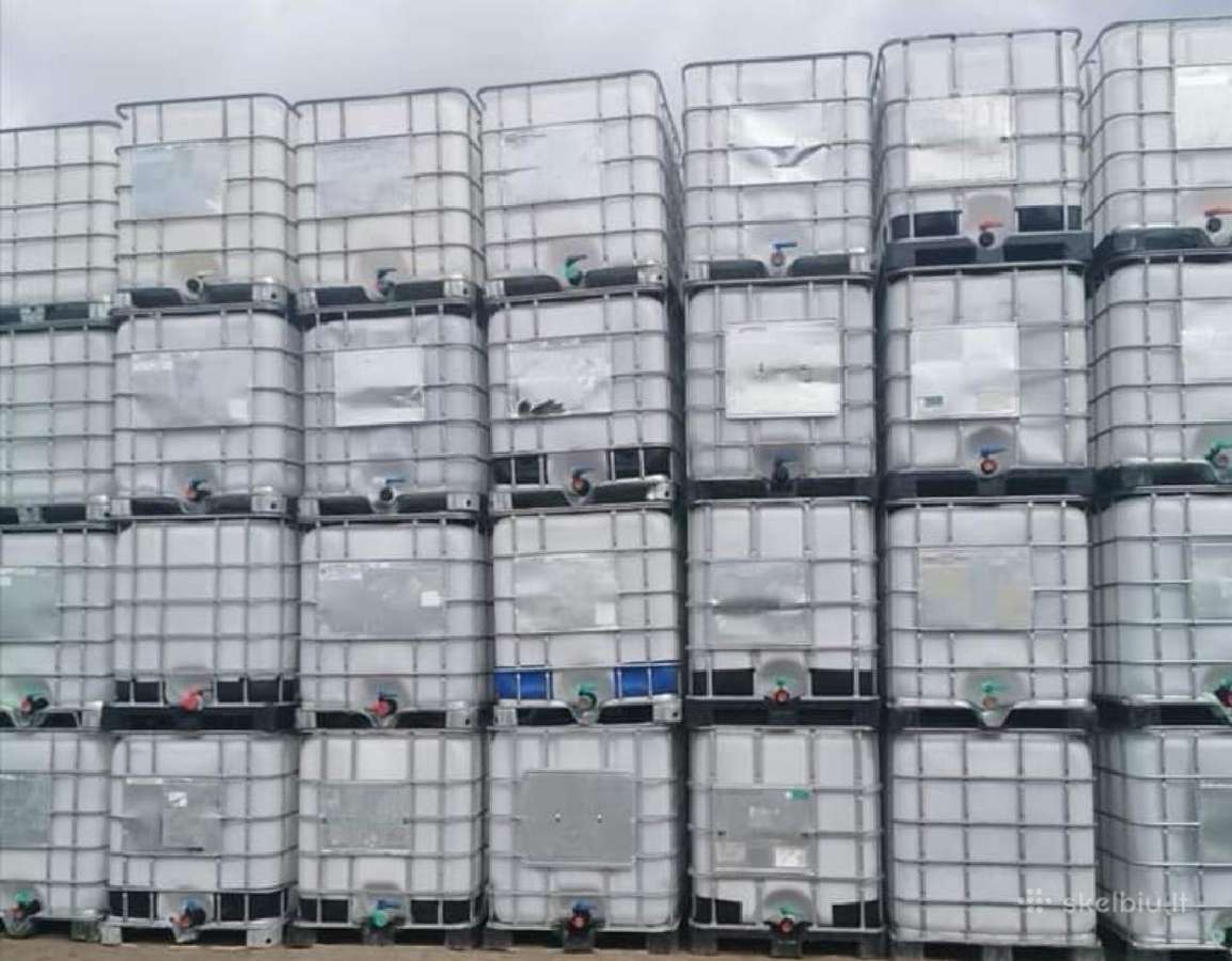 Turime vietoje! 1000l ibc konteineriai