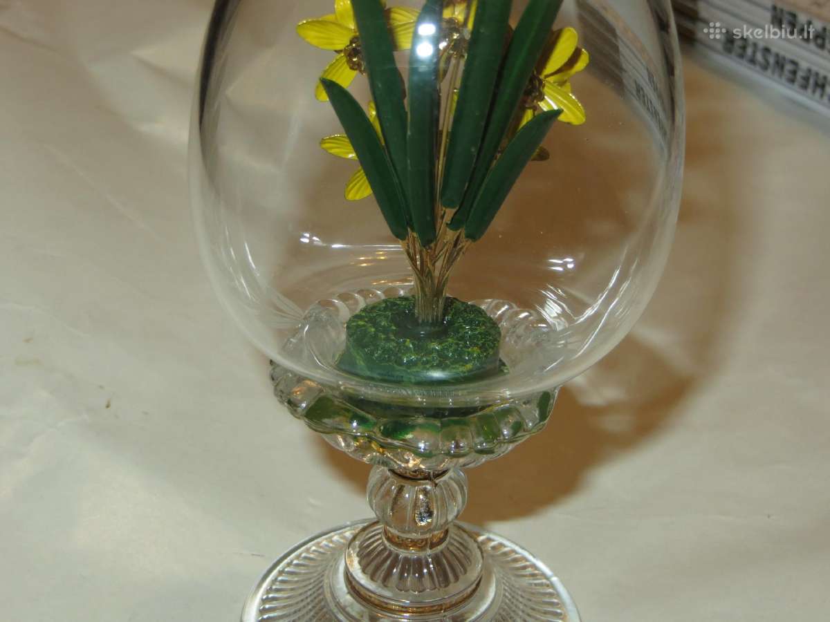 Kiaušinis krištolinis 1991m. Austria Faberžė Fm - nuotraukos Nr. 8