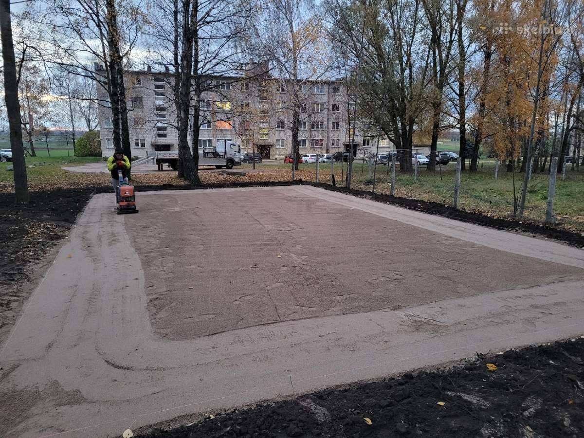 Trinkelių - Aikštelių pagrindų įrengimas - nuotraukos Nr. 27